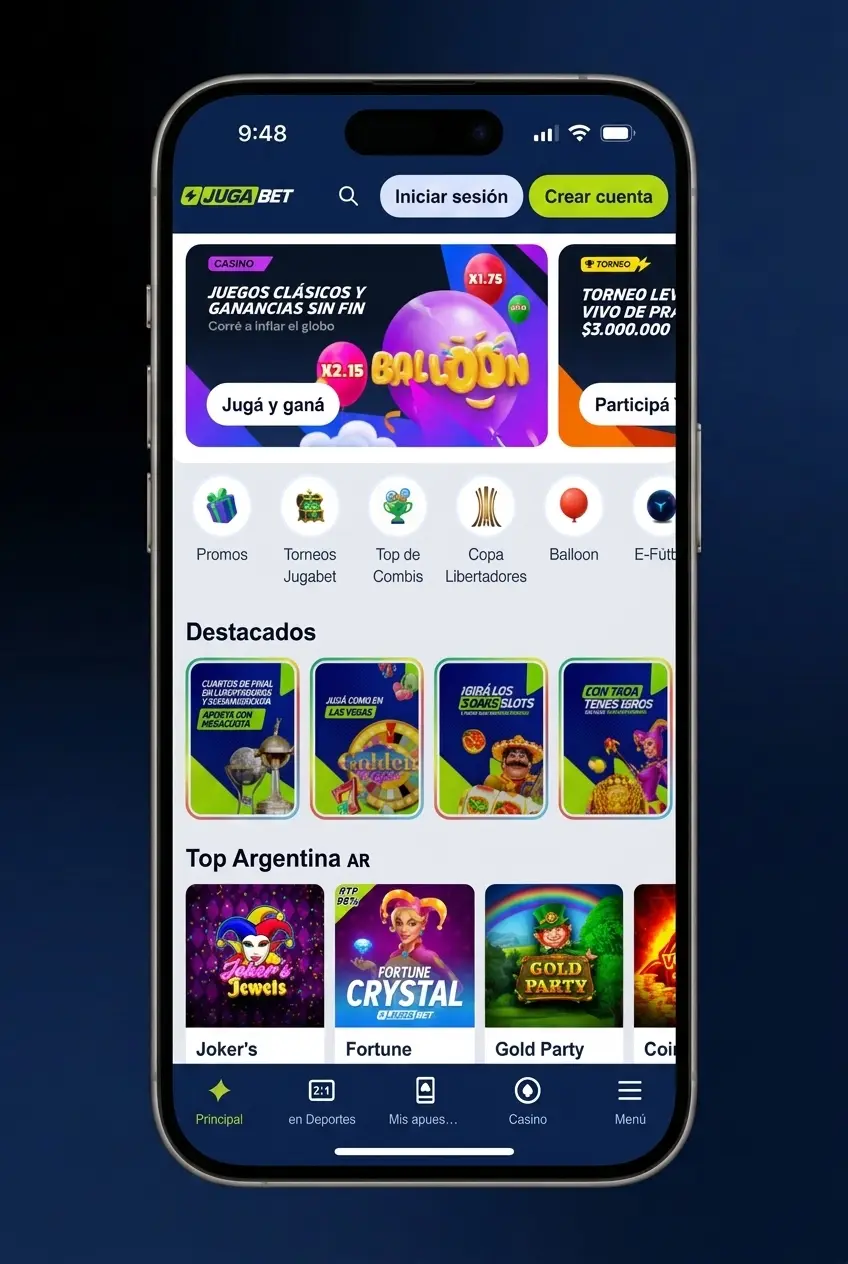 Guía paso a paso para apostar en Jugabet desde Argentina en deportes y esports