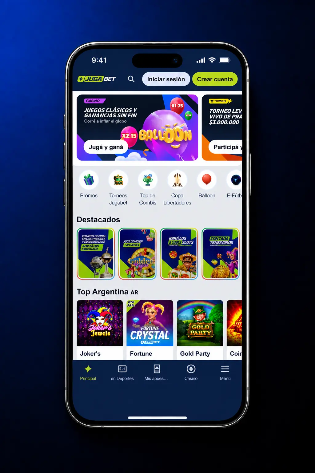 Guía de 5 pasos para descargar la app de Jugabet en iOS con Safari en iPhone