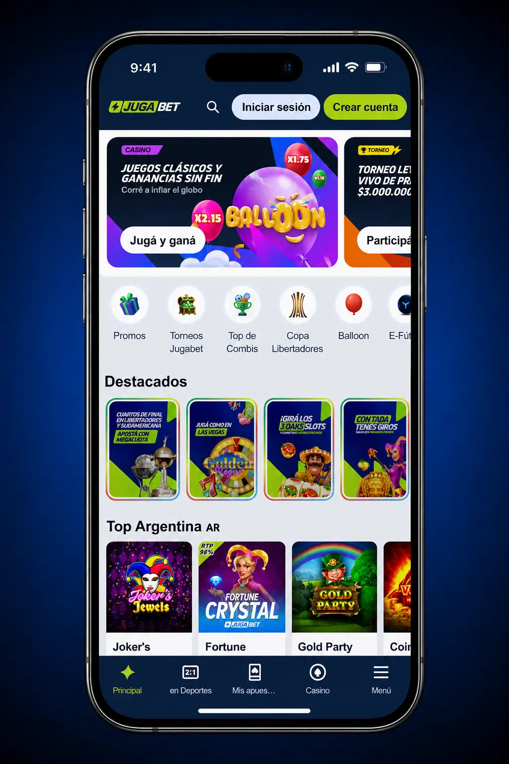 Pasos para reclamar un bono de Jugabet en Argentina con ofertas de casino y deportes en ARS