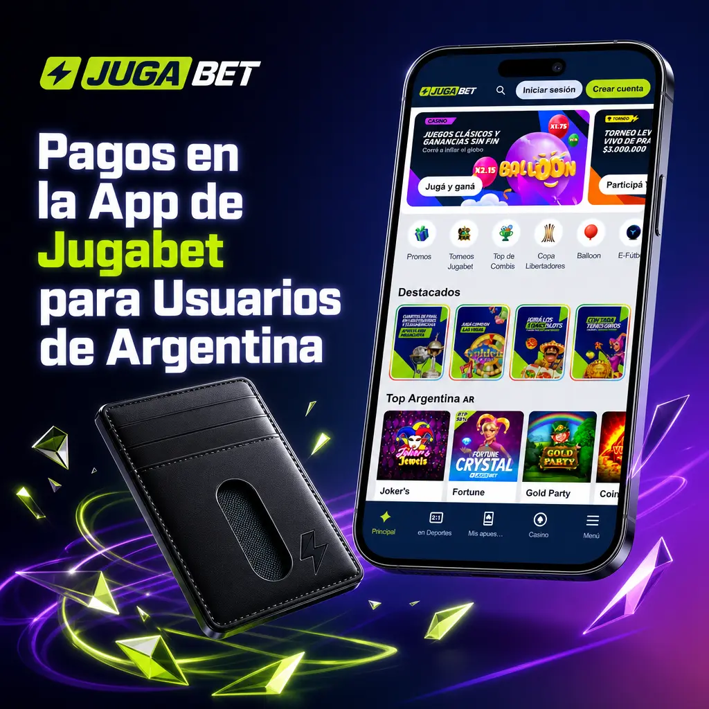 Métodos de pago en la app Jugabet para Argentina: AstroPay, Mercado Pago, criptomonedas y más